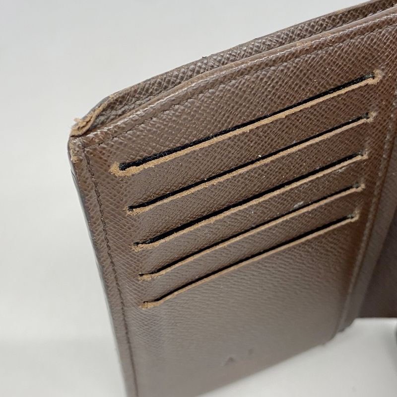 Louis Vuitton Wallet Damier Portefeuille Viennois N61674 Ebène Ladies