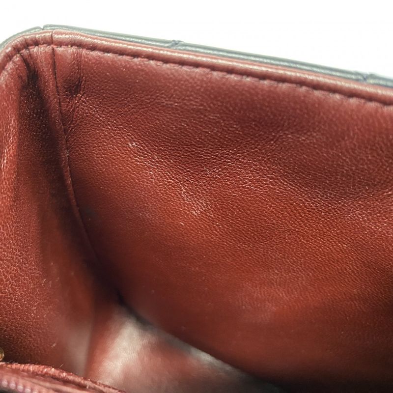 Chanel Shoulder Bag Matelasse Lambskin Black Gold Hardware Women