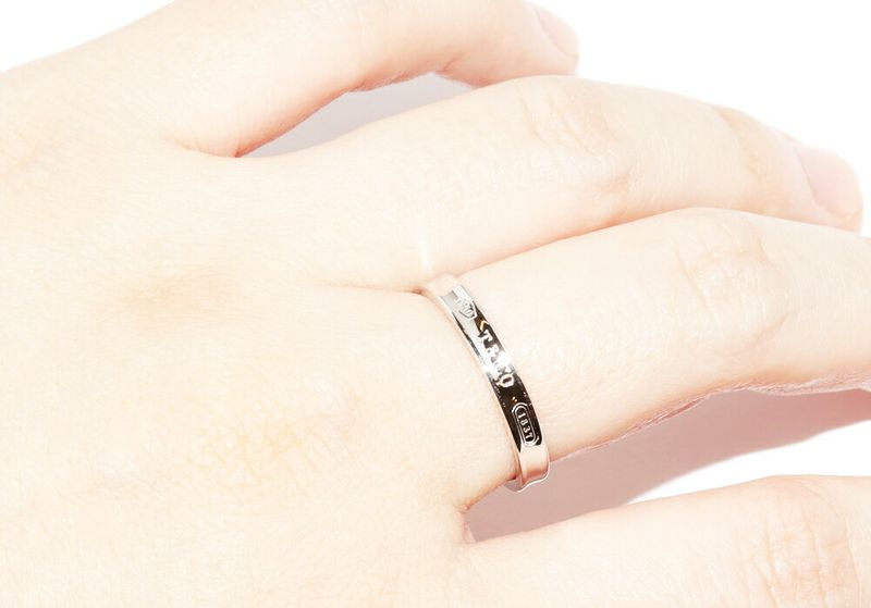 Tiffany & Co Ring Pt950 1837 Narrow Ring Width 3mm (012in)