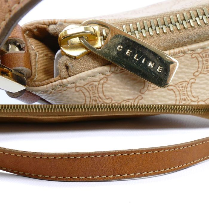 Celine Macadam Pattern Accessory Pouch Accessory Pouch Beige Ce00/12 Ladies