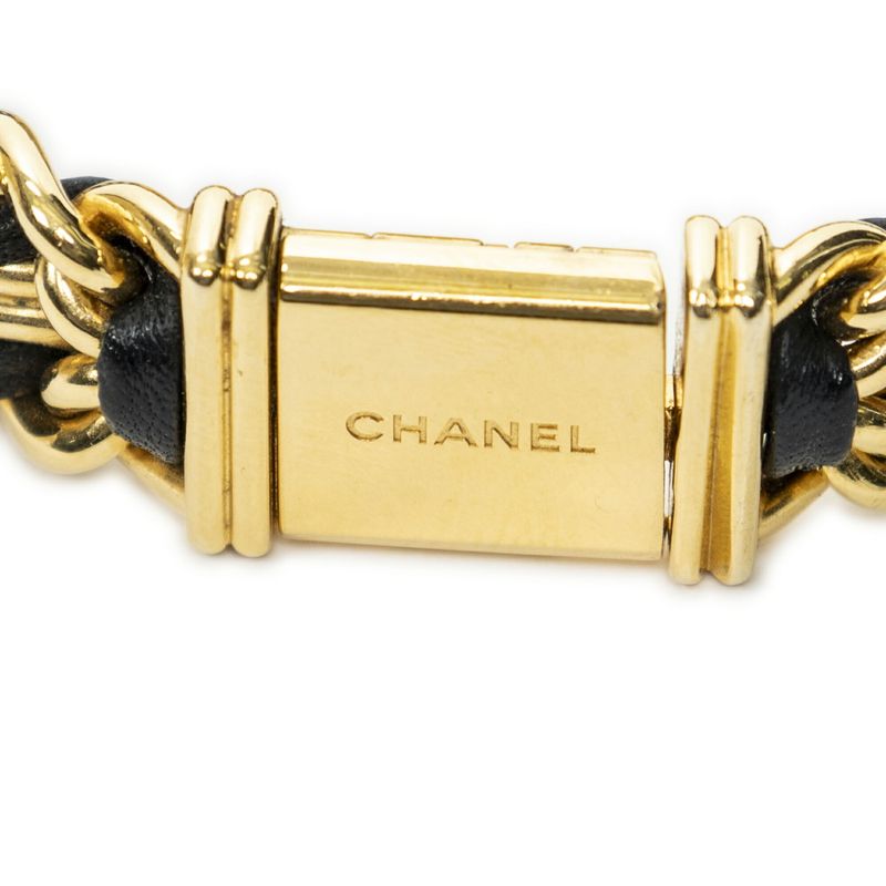 Chanel Première Black/gold Gold Plated A