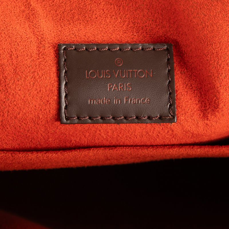 Louis Vuittonsac Platte Brown Damier Ebène A