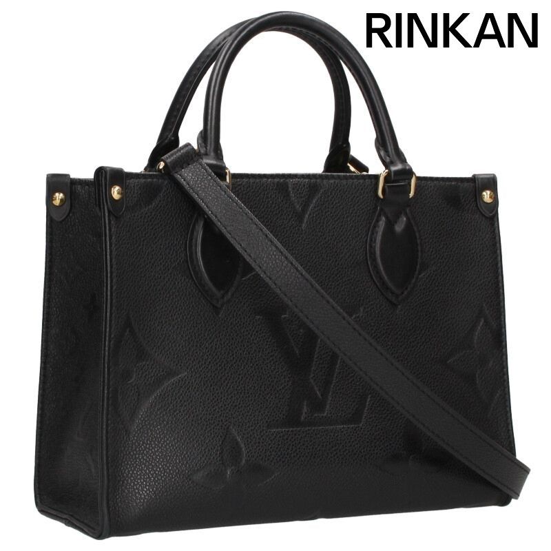 Louis Vuitton M45653 On The Go Pm Monogram 2wayleather Tote Bag Men PM