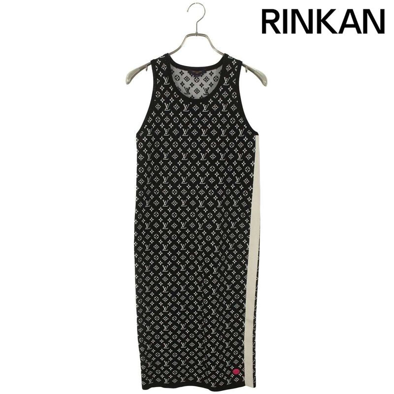 Louis Vuitton Rw222j N87 Fnkd05 Monogram Knit Sleeveless Dress Women XS
