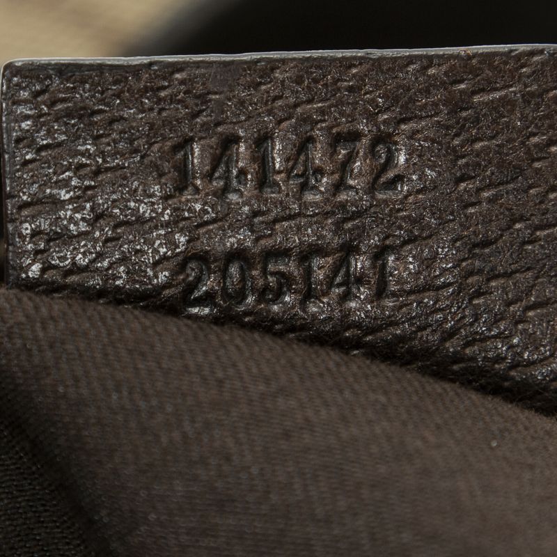 Gucci Large Abby D Ring Tote Beige/brown GG Canvas A