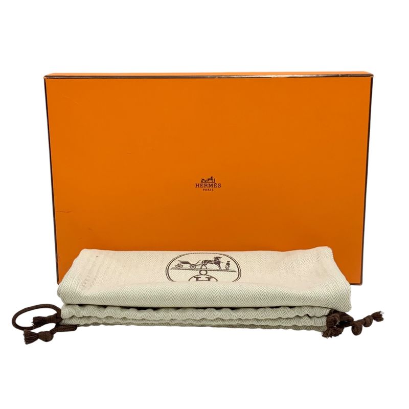 Hermes Legend Sandals Shoes Leather Brown Wedge Sole Ankle Strap