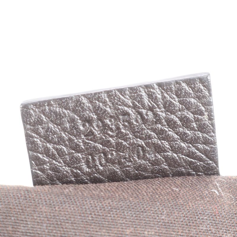 Gucci GG Crystal Princy Leather Tote Bag Shoulder 293592 Brown Women's EUE