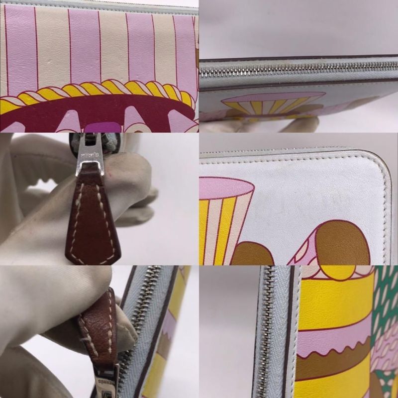 Hermes Azap Silk in Patisserie Francaise Bleu Brum Wallet Price Negotiation