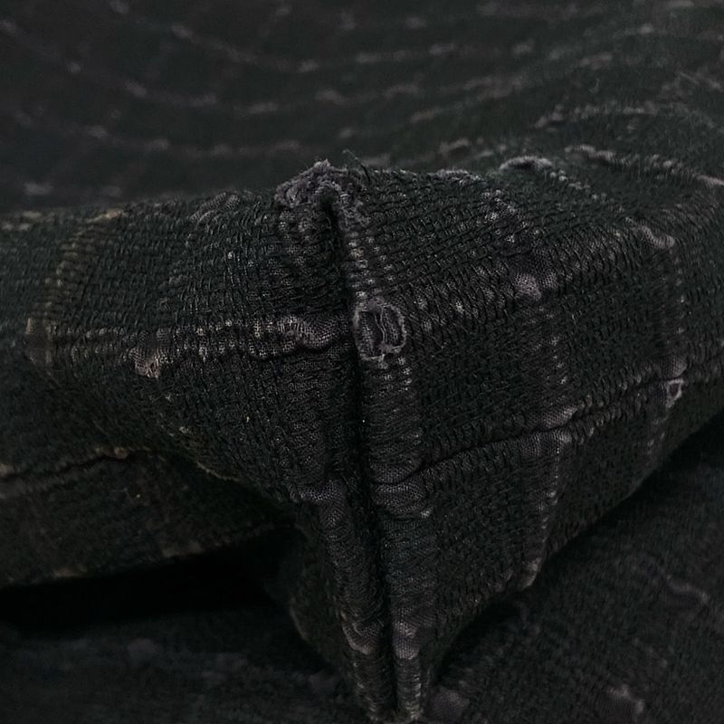 Hermes Tote Bag Amedava Cabas Deux Poches Black And Light Brown Gold Hardware