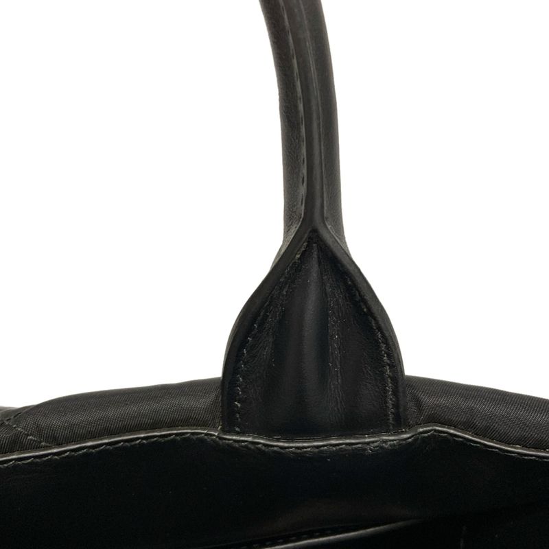 Prada Tote Bag - 1ba354 Black Quilted Leather