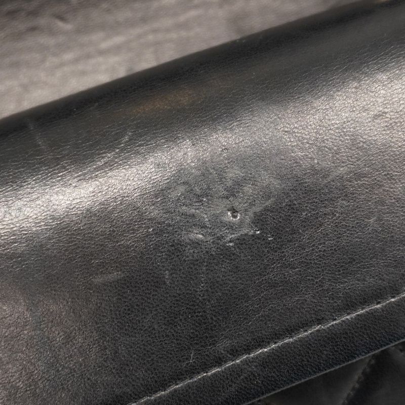 Chanel Shoulder Bag Matelasse Lambskin Black Gold Hardware Women