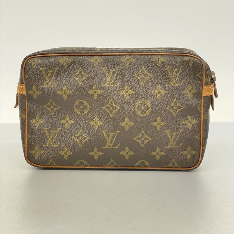 Louis Vuitton Clutch Bag Monogram Compiegne 23 M51847 Brown Men Women Unisex