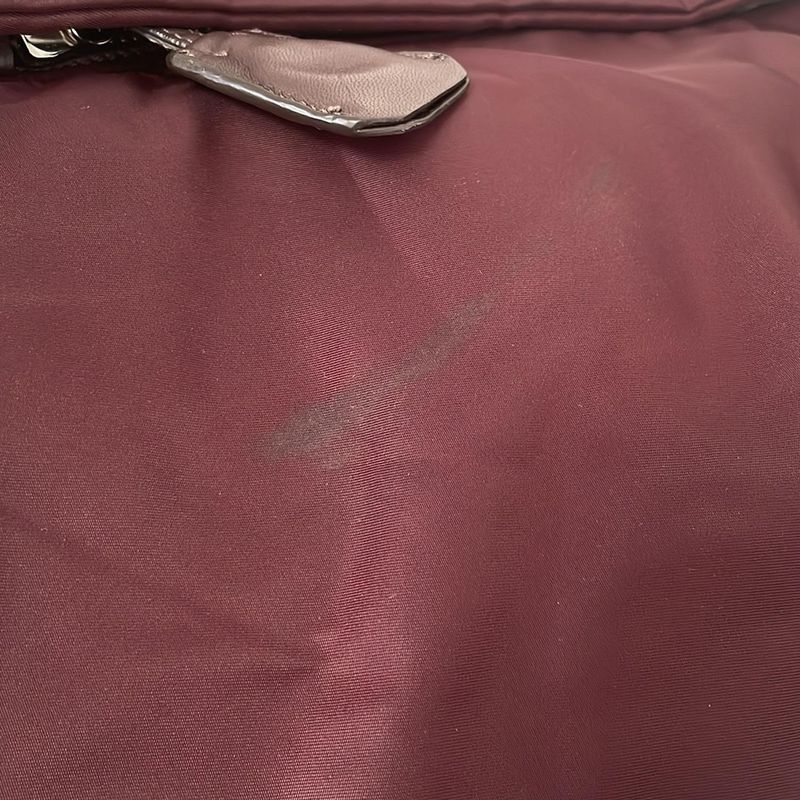 Prada Tote Bag Tessuto Double Bordeaux
