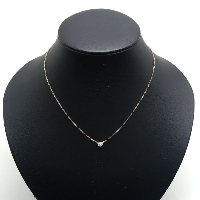 Tiffany & Co By-the-yard Necklace 18K Yellow Gold 1P Diamond Necklace