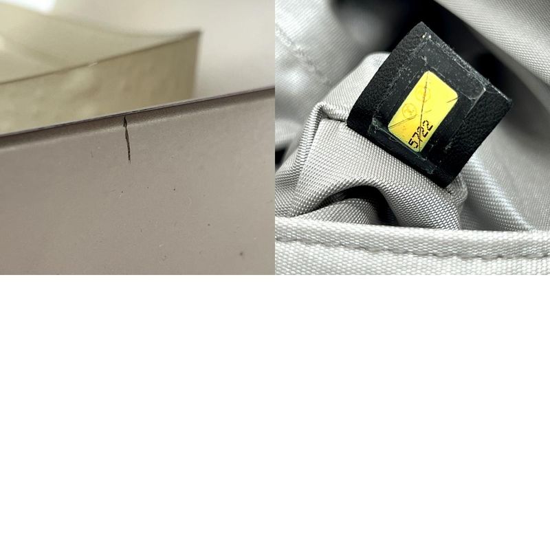 Chanel Shoulder Bag Logo Rubber Gray