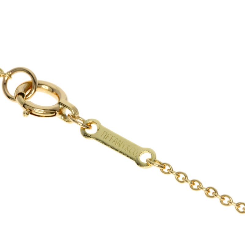 Tiffany & Co Open Heart Necklace 18K Yellow Gold Ladies