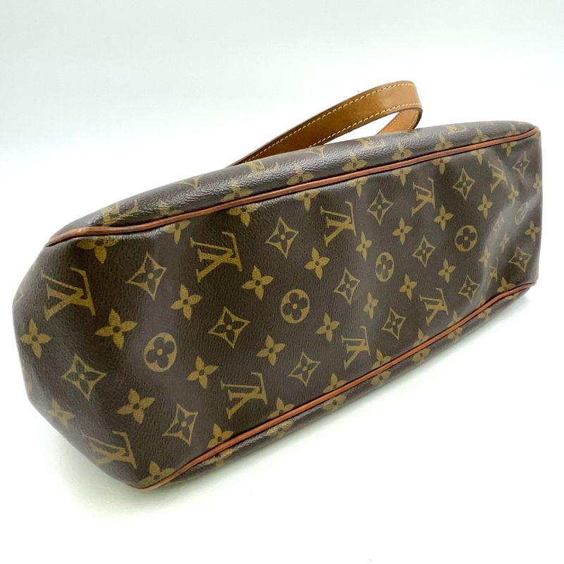 Louis Vuitton Batignolles Orizontal Monogram Leather × PVC Brown Shoulder Bag