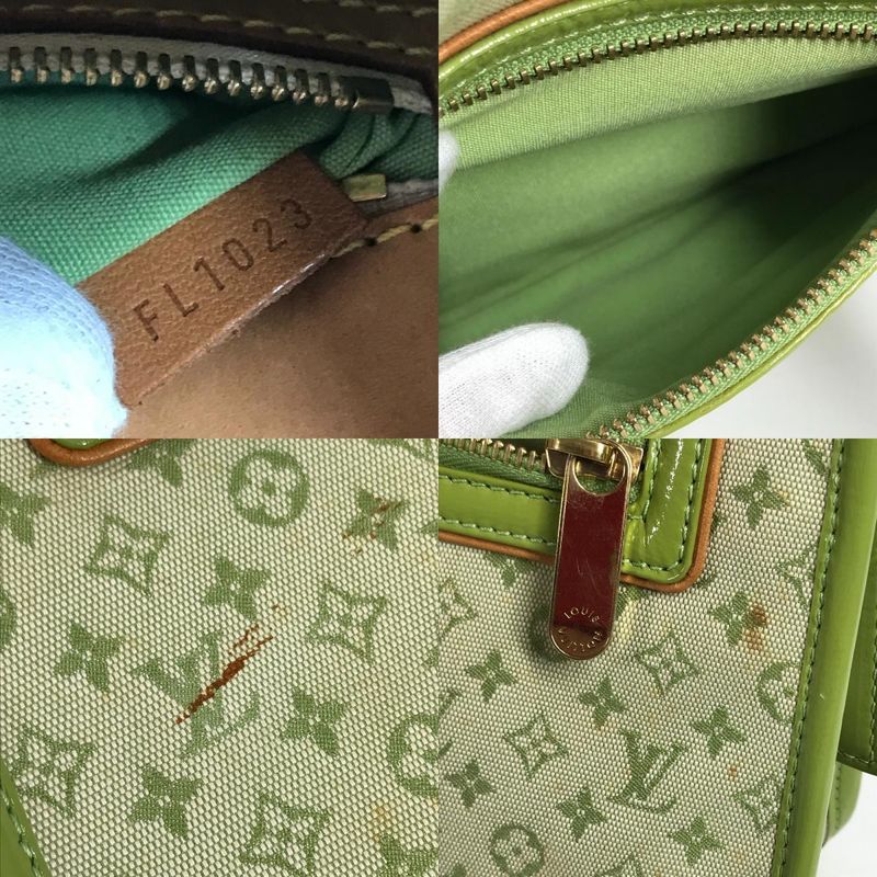 Louis Vuitton Handbag Sac Catrine M92931 Monogram Mini Canvas Almond Green