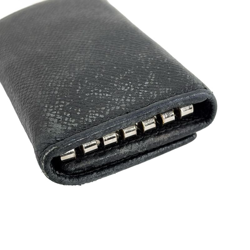 Bvlgari Key Case Bvlgari Black 6 Hooks Leather