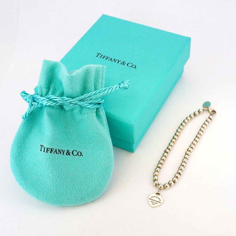 Tiffany & Co Bracelet Return To Heart 925 Silver Ladies