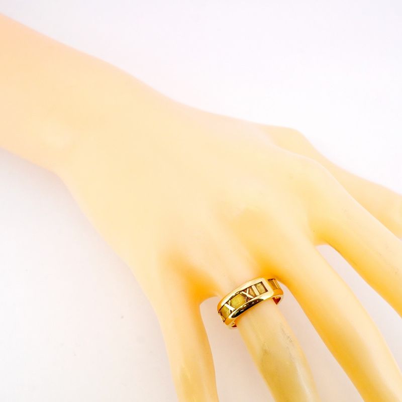Tiffany & Co Ring Atlas 18K Yellow Gold Yellow Gold Size 105 Ladies
