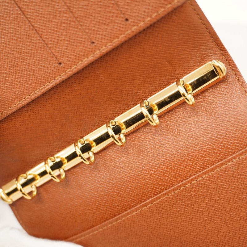 Louis Vuitton Notebook Cabas Monogram Agenda PM R20005 Brown Men Women Unisex