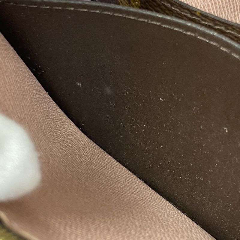 Louis Vuitton Long Wallet Monogram Portefeuille Emily M61289 Brown Rose