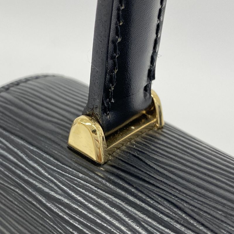 Louis Vuitton Epi Malesherbes Handbag M52372 Noir Black Women