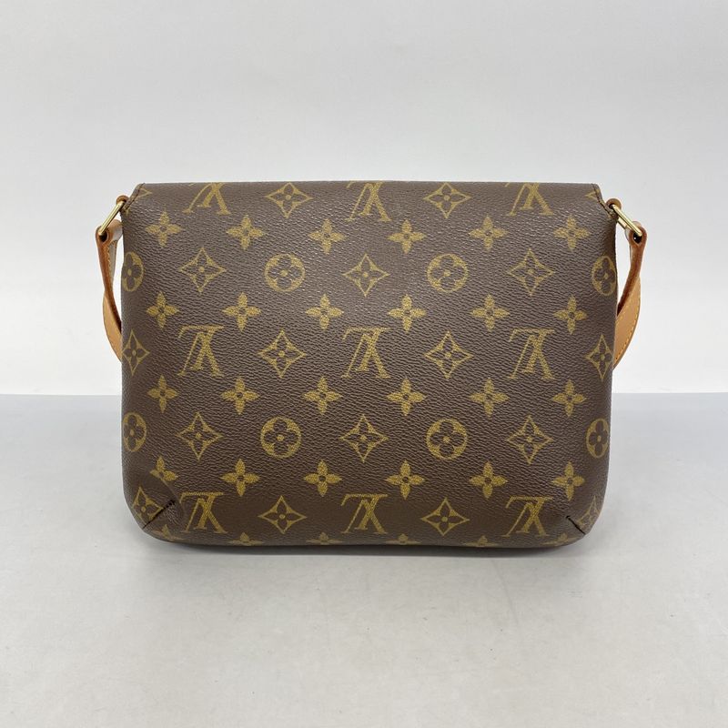 Louis Vuitton Shoulder Bag Monogram Musette Tango Short Strap M51257 Brown