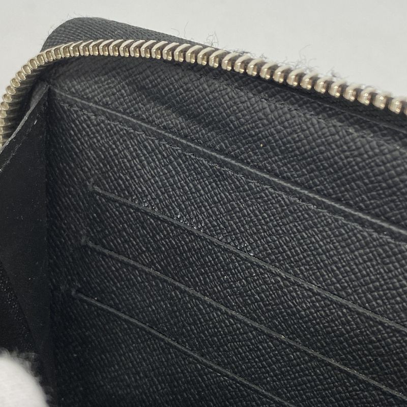 Louis Vuitton Epi Damier Graphite Zippy Organizer M69541 Black Men's Long Wallet