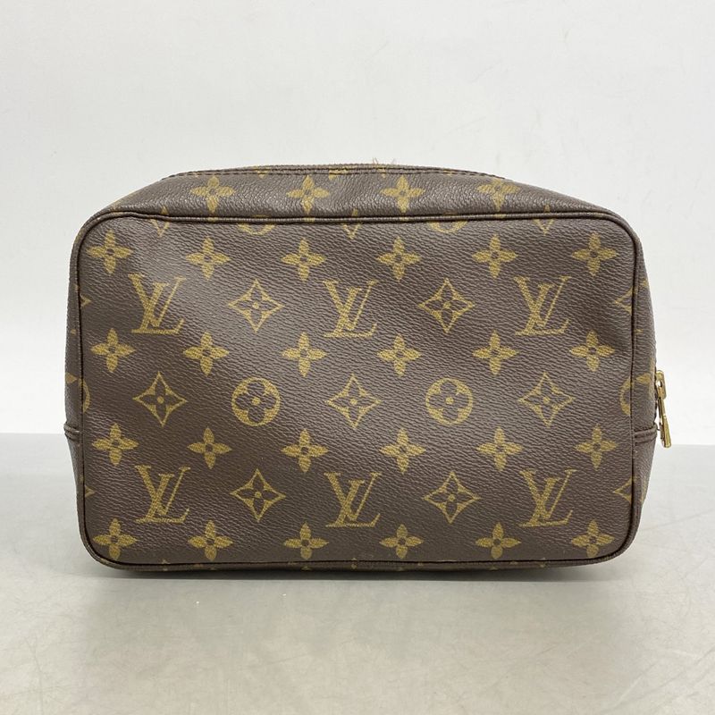 Louis Vuitton Pouch Monogram Trousse Toilette 23 M47524 Brown Women's