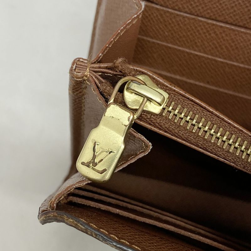 Louis Vuitton Long Wallet Monogram Portefeuille Sarah M60531 Brown Ladies