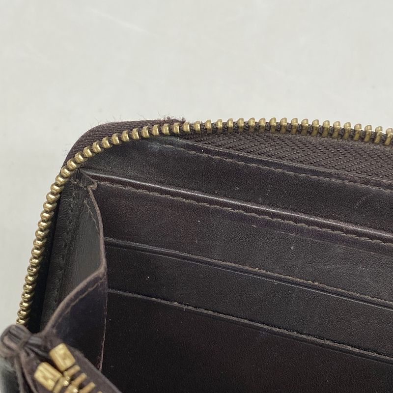 Louis Vuitton Vernis Zippy Wallet M93522 Amarante Women's Long Wallet