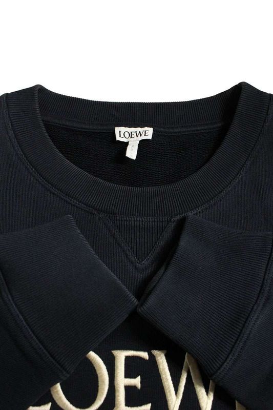 Loewe H526y24j07 Anagram Logo Embroidered Sweatshirt Men's XL