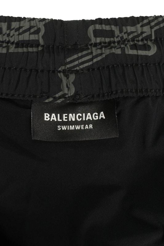 Balenciaga 698319 4c0b2 Bbmonogram Nylon Shorts Men's S