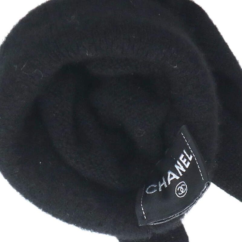 Chanel Tweed Coco Mark Design Cashmere Gloves For Men