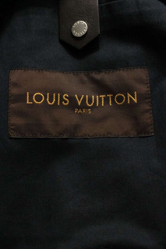 Louis Vuitton 12SS Rm121m H1bs06bng Leather Switched Logo Design Blouson Men 50