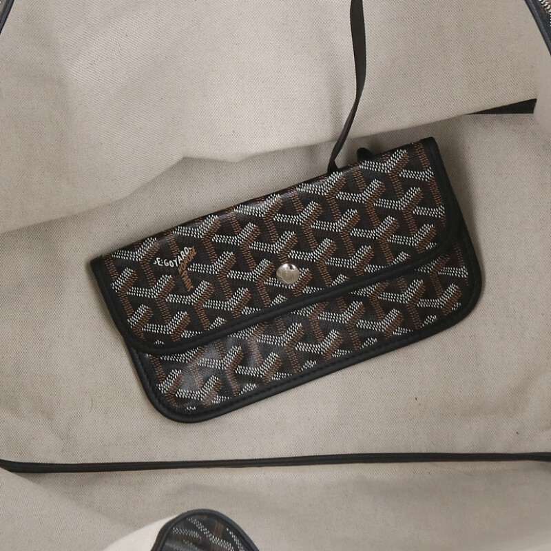 Goyard Saint Louis GM PVC Tote Bag with Pouch
