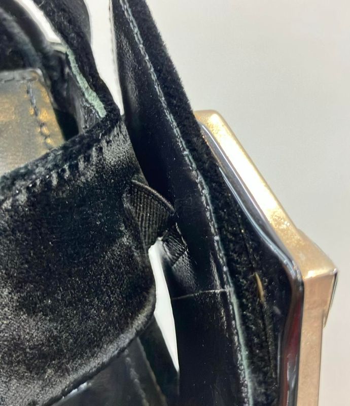 Prada Platform Sandals Velvet Women's SIZE 35 1/2 22.5cm (8.86in) Prada