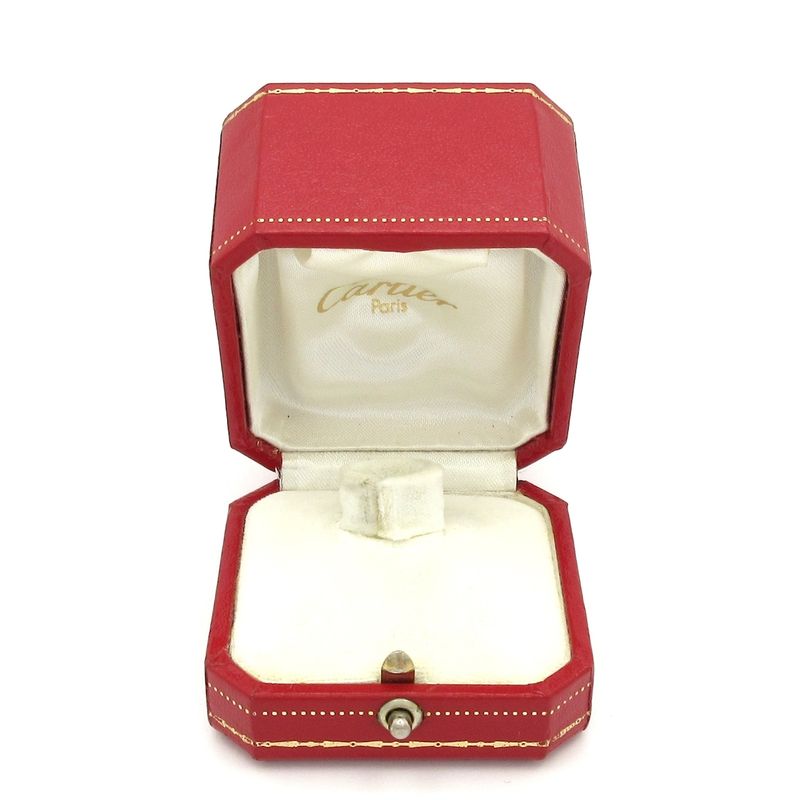 Cartier Ring 51 Ellipse Ring 18K Yellow Gold X Sapphire