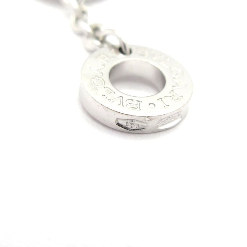 Bvlgari Necklace Bvlgari Circle Necklace 18K White Gold X Diamond 1P Diamond /