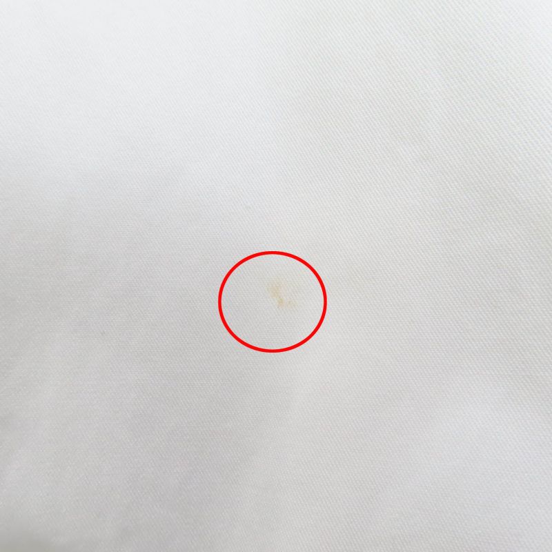 Hermes 24SS 4e0601dv 100% Cotton 100% Karesh Embroidery Logo Shell Button Long