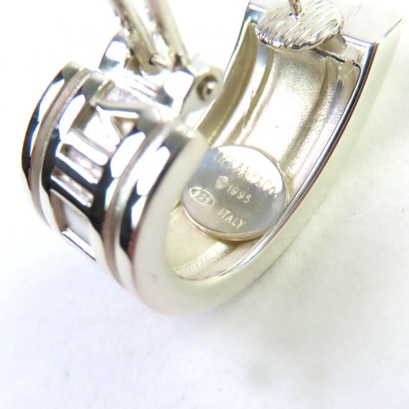 Tiffany & Co 925 Binaural Atlas Earrings Accessory Silver Made In