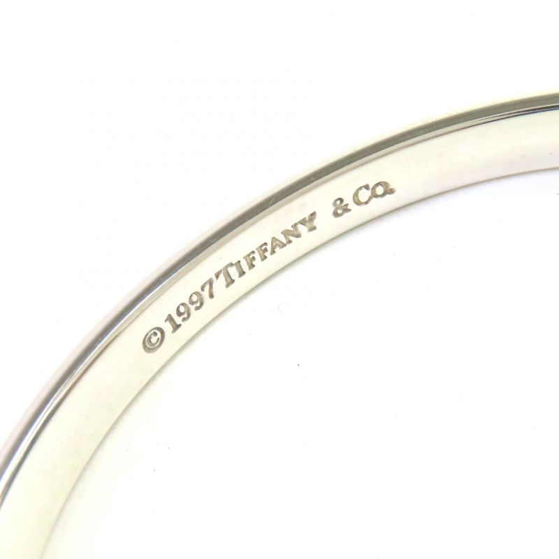 Tiffany & Co 1837 Narrow Bangle Sv925 Bracelet Accessory Silver Weight 34.34g