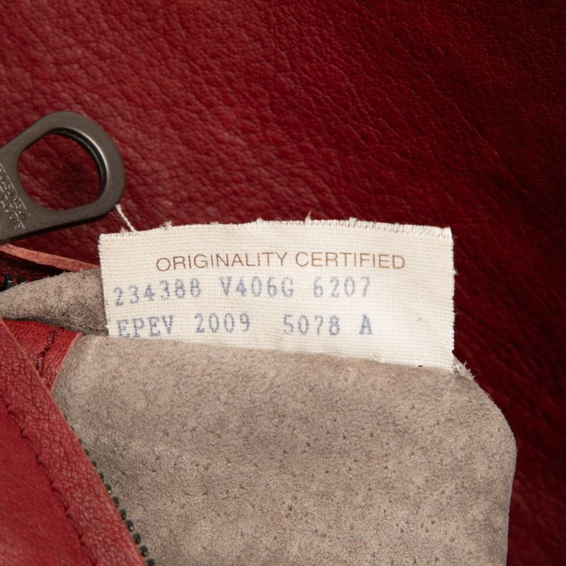 Bottega Veneta Intrecciato Red Leather Women's Bottega Veneta