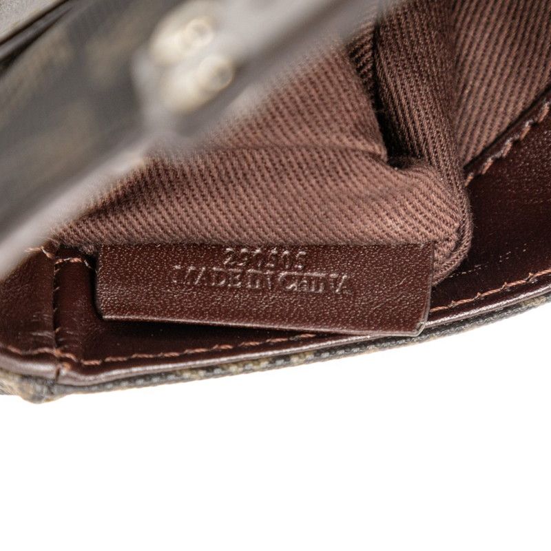 Loewe Anagram Body Bag Shoulder Bag Brown PVC Leather Women Loewe