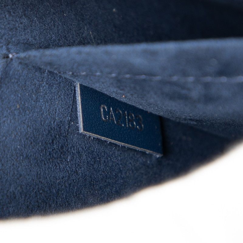 Louis Vuitton Epi Neverfull Attached Navy Leather Women's Louis Vuitton