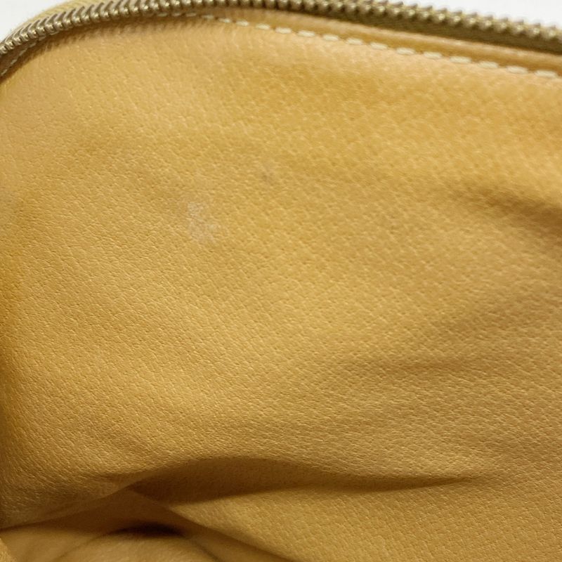 Celine Handbag Macadam PVC Brown Gold Hardware Women