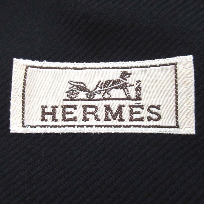 Good Hermes Super140s Leather Trim Elbow Patch Single Tailored Jacket Size 50