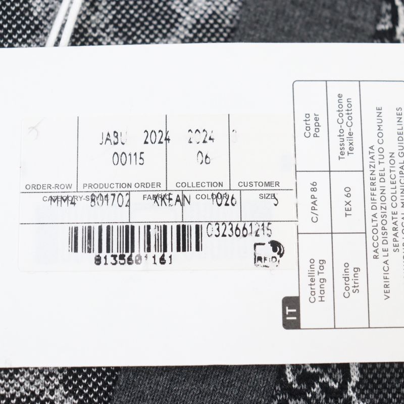 Gucci 24AW 801702 Wool Silk-blend GG Jacquard Webline Logo Button Cardigan